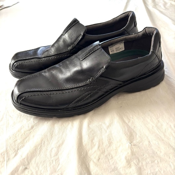 NWOT Clarks Gessler Step Black Leather Loafers Extreme comfort SZ 11 M main image 14